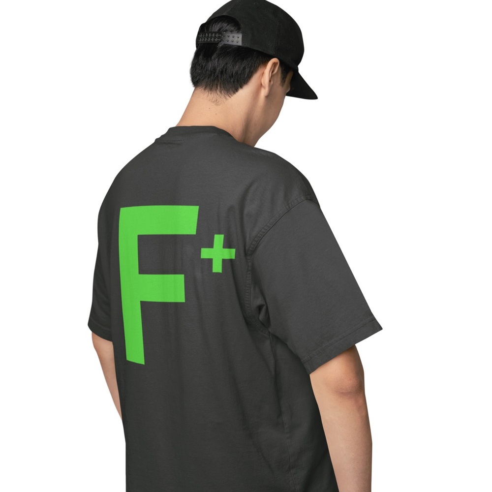 F+ tee by Keep Your Frequency High